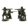 Brass Metal Board Games Japanese Samurai Figurines Miniatures Gunmen Soliders Toy Models Statues Desk Ornament