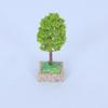 Dollhouse Mini Artificial Tree Willow Maple Tree Cherry Tree Model Ornaments Garden Decorations