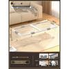 Large Capacity Transparent Under-Bed Storage Box with Wheels
