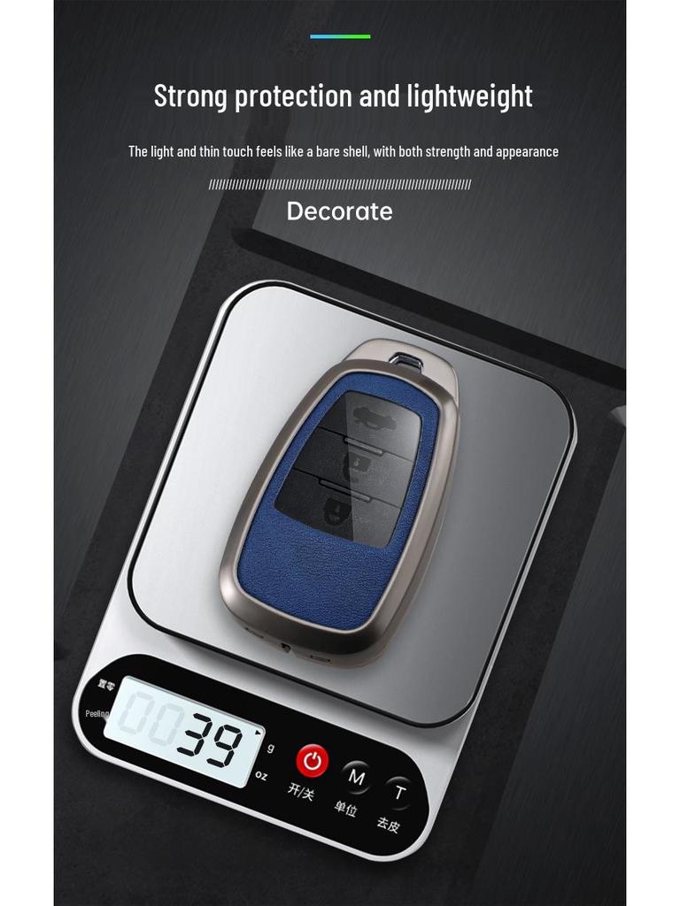 Compatible FAW Besturn X80 Key Cover for 17-18 Models - Smart Key Remote Protective Shell