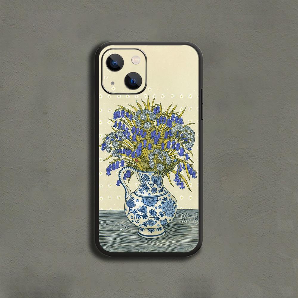 Elegante Vase Handyhülle für iPhone Samsung Galaxy Redmi Xiaomi Oppo OnePlus Note SA 7 8 9 10 11 12 13 14 20 21 22 23 53 54 Pro Max Plus Ultra