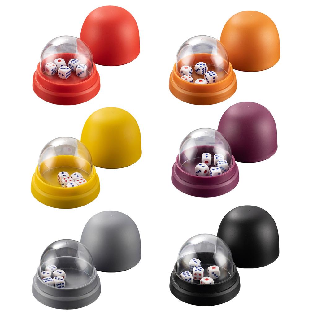 Dice Cup Prevention Cheat Secure Play Dice Shaker Set PP Crafted Perfect for Family Game Night Group Activities