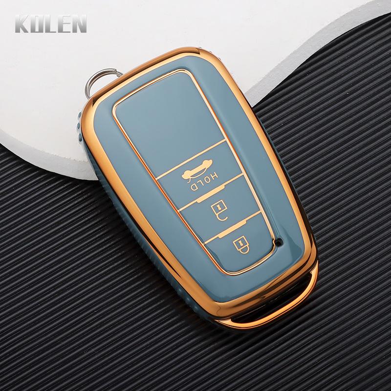 Fashion Tpu Auto Smart Key Fob Cover Case Housing Remote Fit For Toyota Corolla Prius Camry Chr C-Hr Rav4 Altis Land Cruiser Prado Keyless
