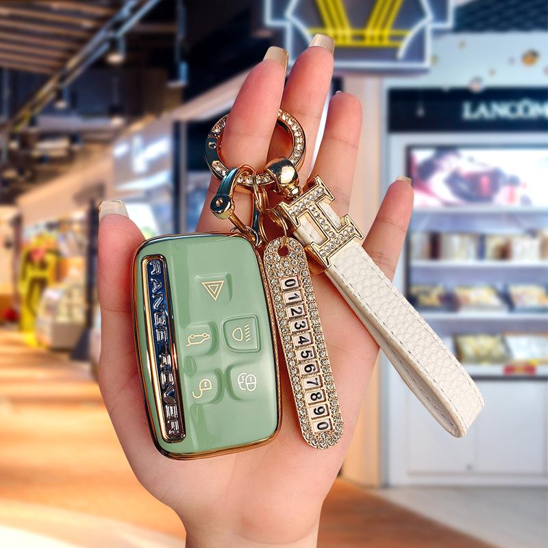 Land Rover & Jaguar TPU Schlüsselhülle für Range Rover, Discovery 4, Evoque, Freelander 5 - High-End, Langlebige Autoschlüsselhülle