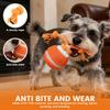 Interactive Dog Toy 3 Modes Automatic Rolling Moving Dog Toy with Rope Multi-role Rechargeable Squeaky Dog Ball Toy Pet Supplies