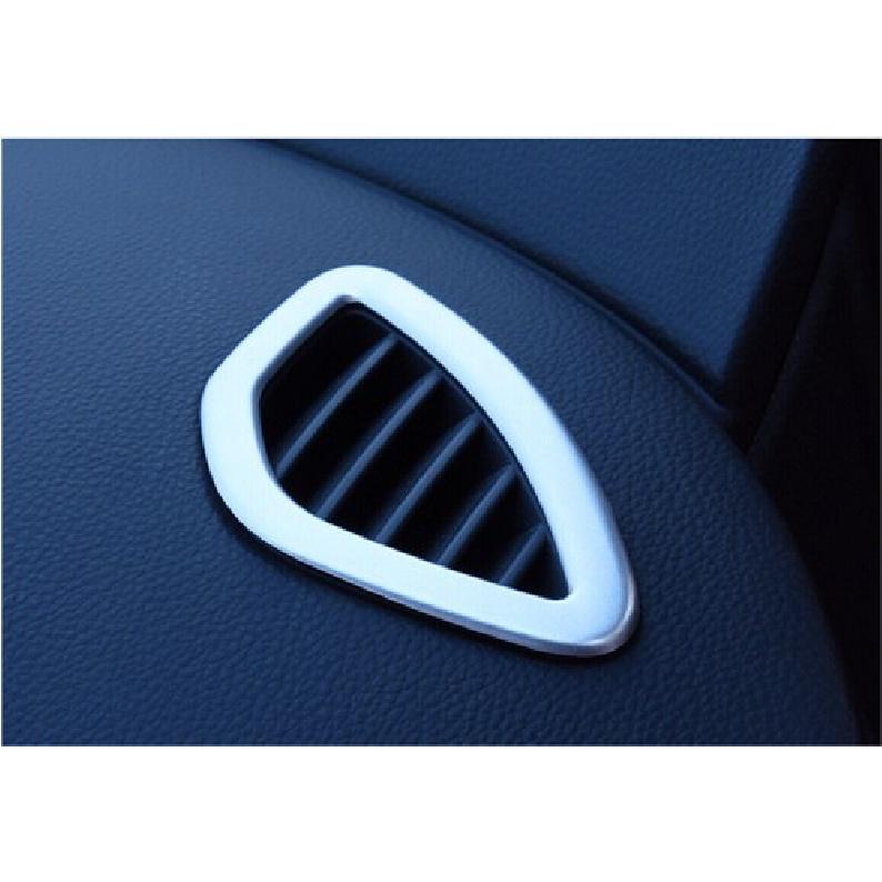 For Chevrolet Cruze 2016-19 Matte Silver Left And Right Air Outlet Vent Trim 2X