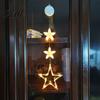 Battery Operated Hanging Lamps Star Moon Window Light Warm LED String Lights Home Gathering Atmosphere Lighting Decorative Lamp for Holiday