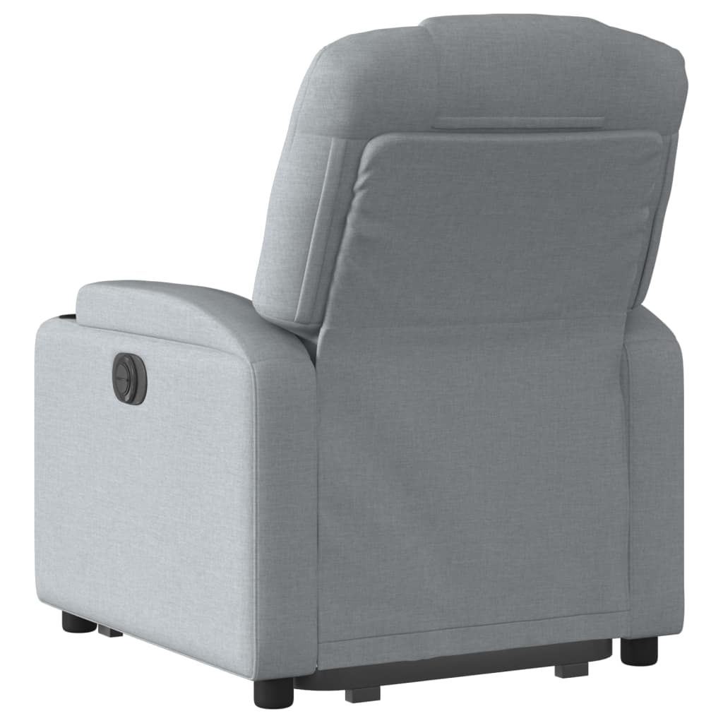 Vidaxl Lift-Up Massage Chair, Electric, Reclining, Light Gray
