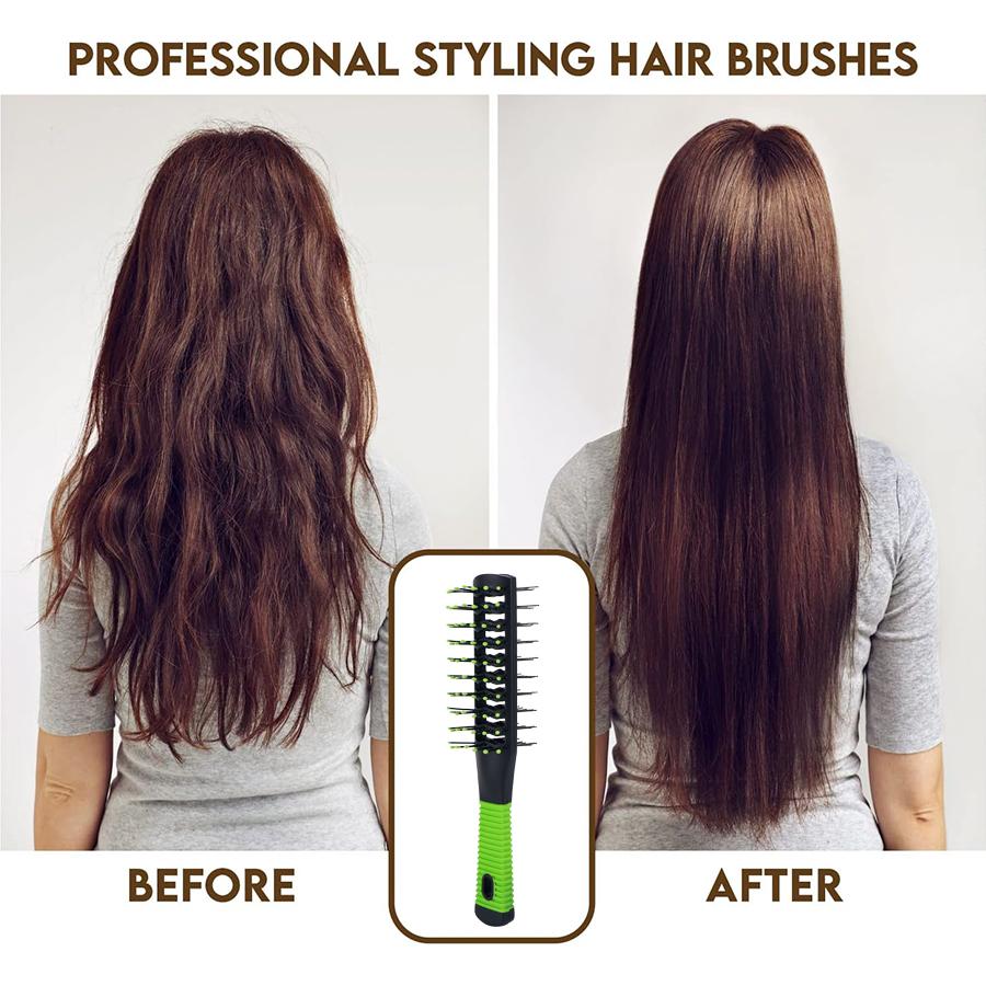 Peigne de Massage Double Face Pro Salon Anti-nœuds Brosses Coiffure Démêlant Dents Larges Anti-chute Peignes Brosse de Coiffage