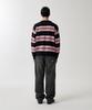 MAHAGRID Mesh Stripe Knit Black(Mg2Fsmk611A)