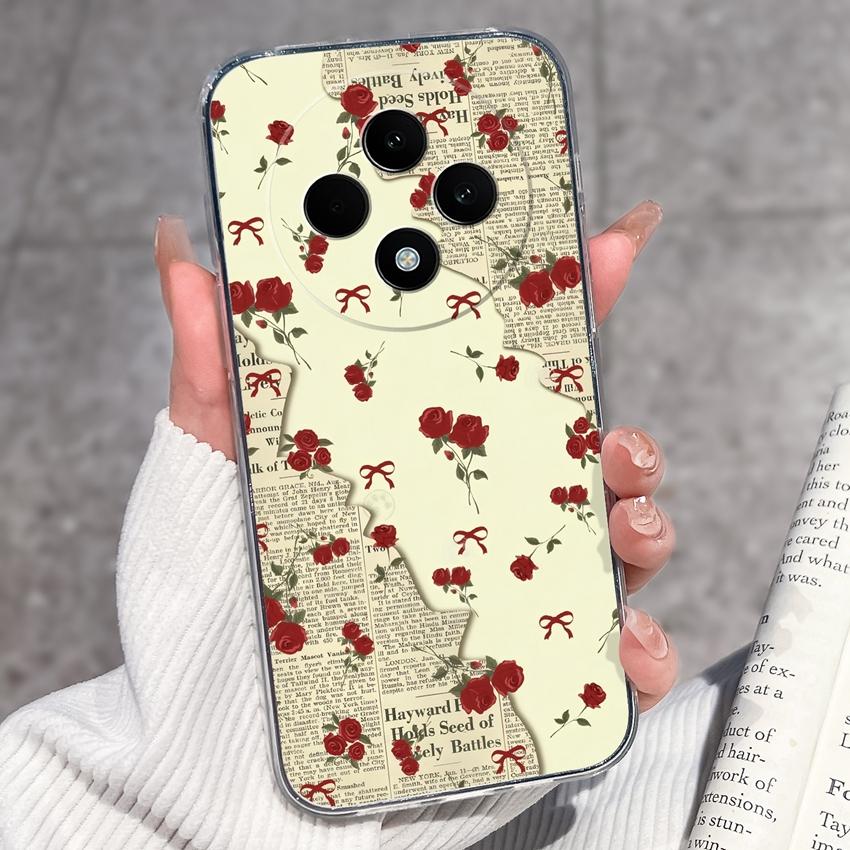 For OPPO F27 F29 F21 F19 F17 F11 Pro F15 F7X Phone Cover Cute Panda Piggy Patterns Transparent Ultra Thin TPU Premium Protection Case For OPPO Housing