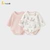 TONGTAI Baby 100% Cotton Long Sleeve Bodysuit
