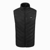 Men's Four-Zone Graphene Heated Vest with Stand-up Collar and USB Smart Temperature Control