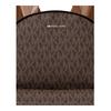 Michael Kors Slater Signatur Logo Beschichtetes Canvas Rucksack Mittel Damen Braun