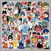 50 Sheets Chinese Peking Opera Cartoon Stickers for Diary and Computer Stationery