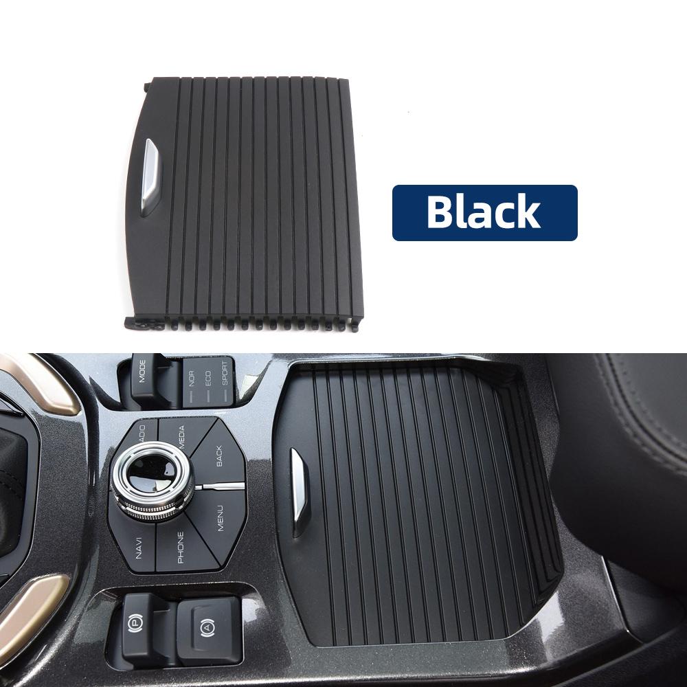 Black Car Center Console Water Cup Holder Curtain Replacement For Great Wall Haval H6 2017-2020 Drink Cover Slide Roller Blind