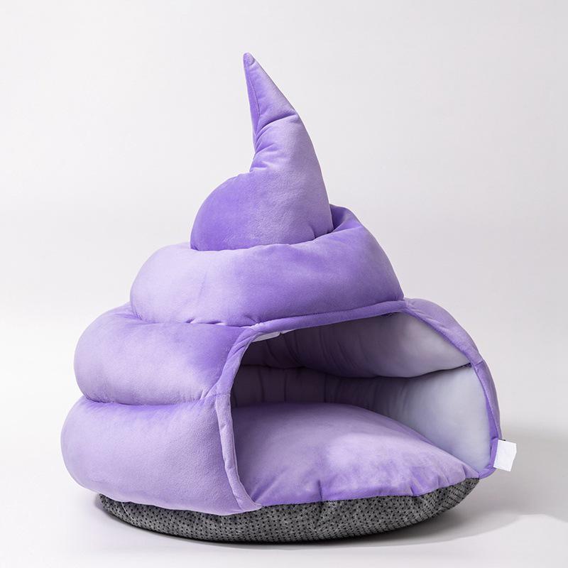 

Уютная плюшевая подушка для питомца: Осень и Зима Собака Кошка Гнездо и Игрушка 44x47cm (0.95kg) фиолетовый