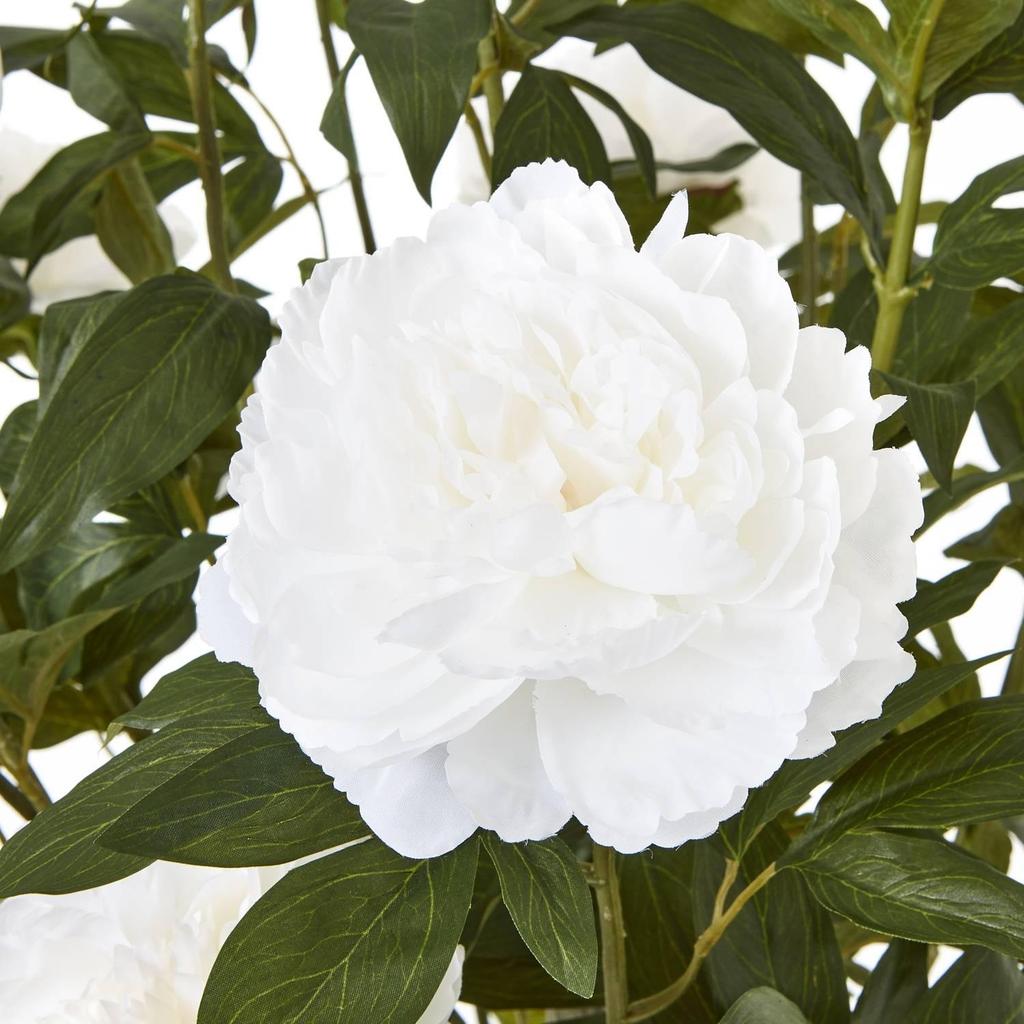 Hill Interiors Peony Artificial Potted Plant