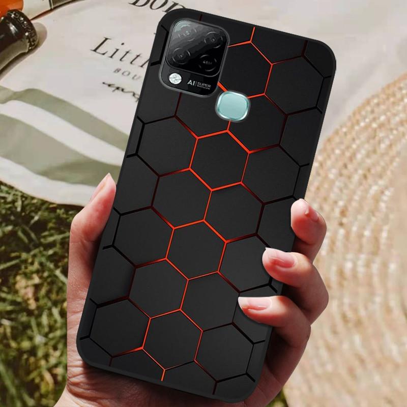 For Infinix Hot 10T Case Phone Cover Soft Silicone TPU Back Cases for Infinix Hot 10S NFC Case X689 Coques Hot10T  Hot10S Fundas