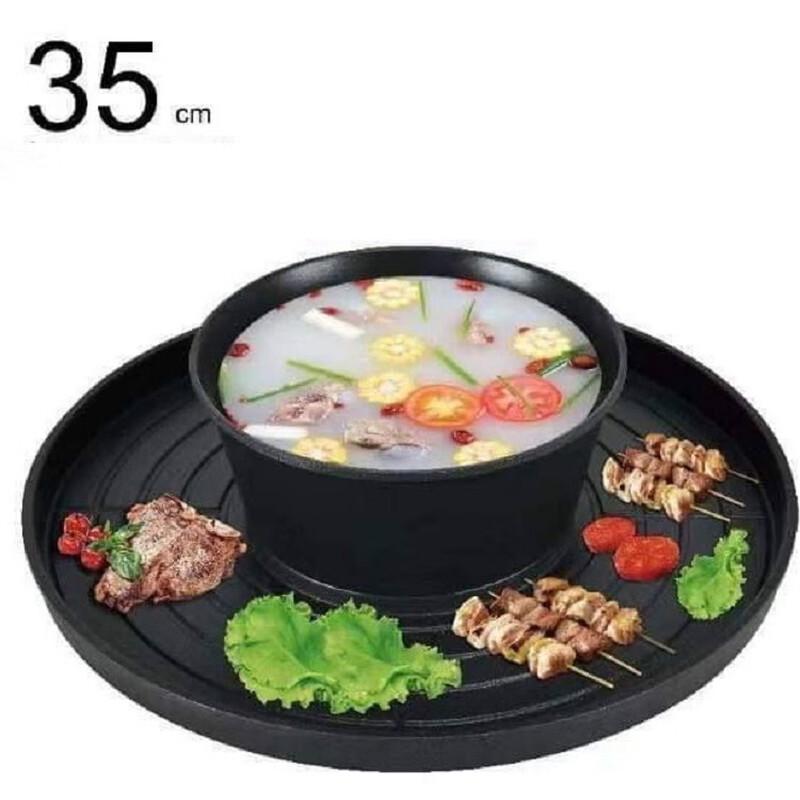 Портативная антипригарная сковорода для шабу-шабу и гриля