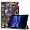 For Redmi Pad 2 9.7 Case 9.7inch PU Leather Flip Magnetic Tri-Folding Hard Cover Shockproof Auto Sleep/Wake Tablet Cases