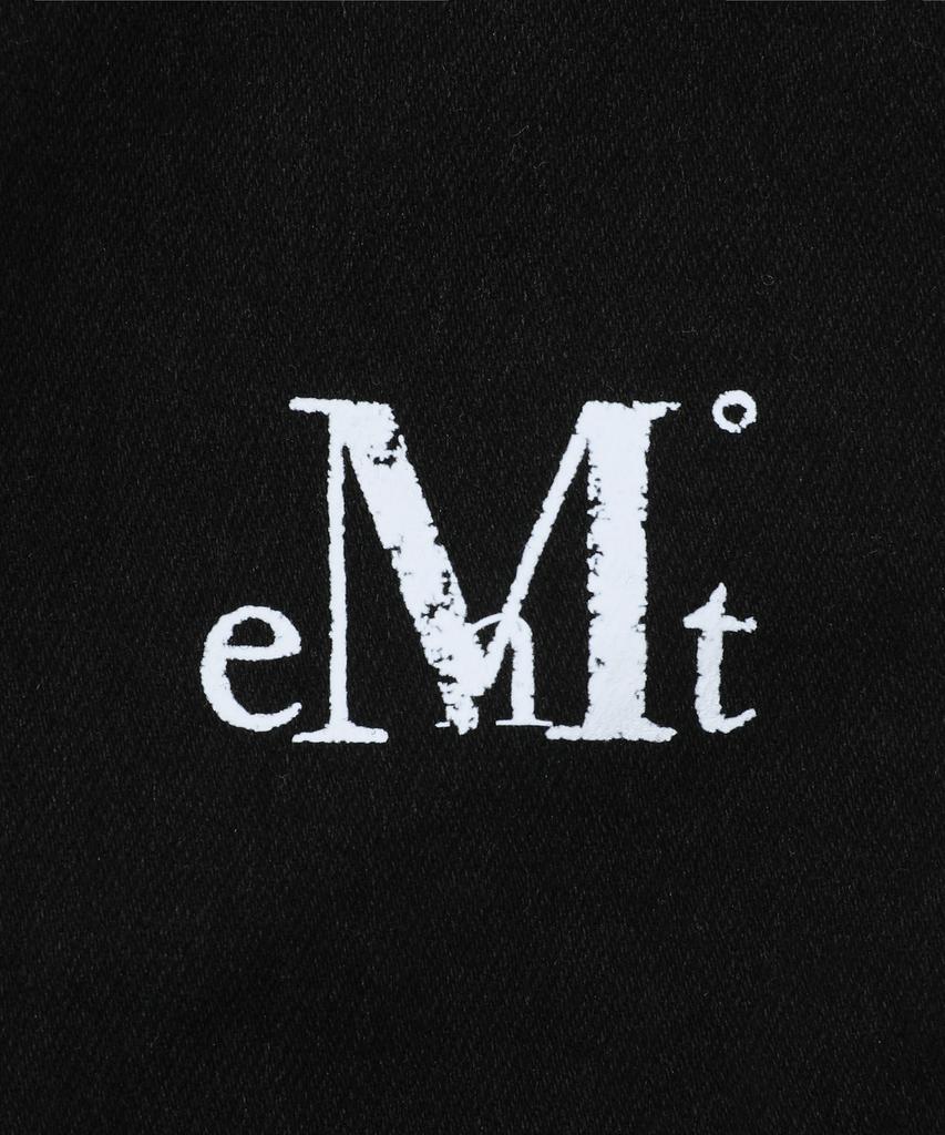 Mucent Lacsen Crack Back Lettering Bootcut Pants