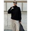Autumn Winter Women's Solid Color Knitted Turtleneck Sweater Female Warm FashionThick Loose Casual Pullovers