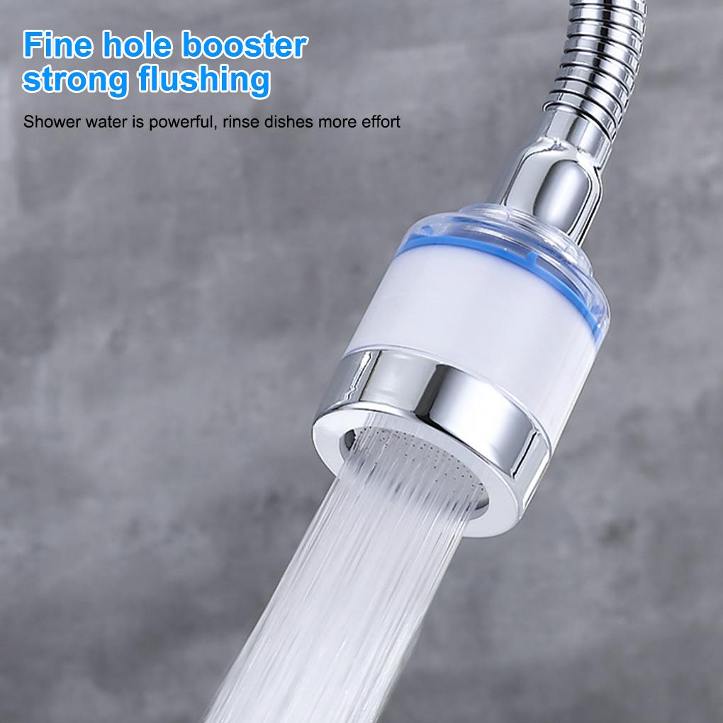 Faucet Aerator 360 Degree Rotatable Pressure Boosting Adjustable Water Washable Kitchen Sink Tap Bubbler Sprayer Accessory