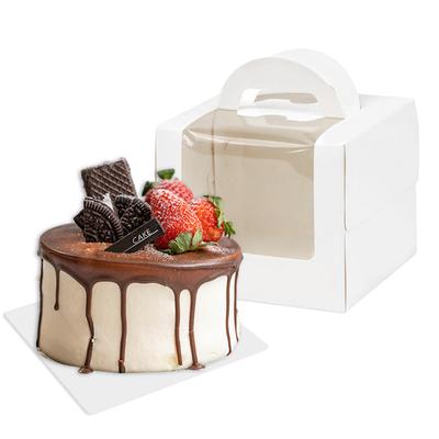 Große Kuchenverpackungsbox Tragbarer Muffin-Cupcake-Behälter Hochzeit Geburtstagsfeierbedarf Babyparty-Cookie-Geschenkpapierboxen