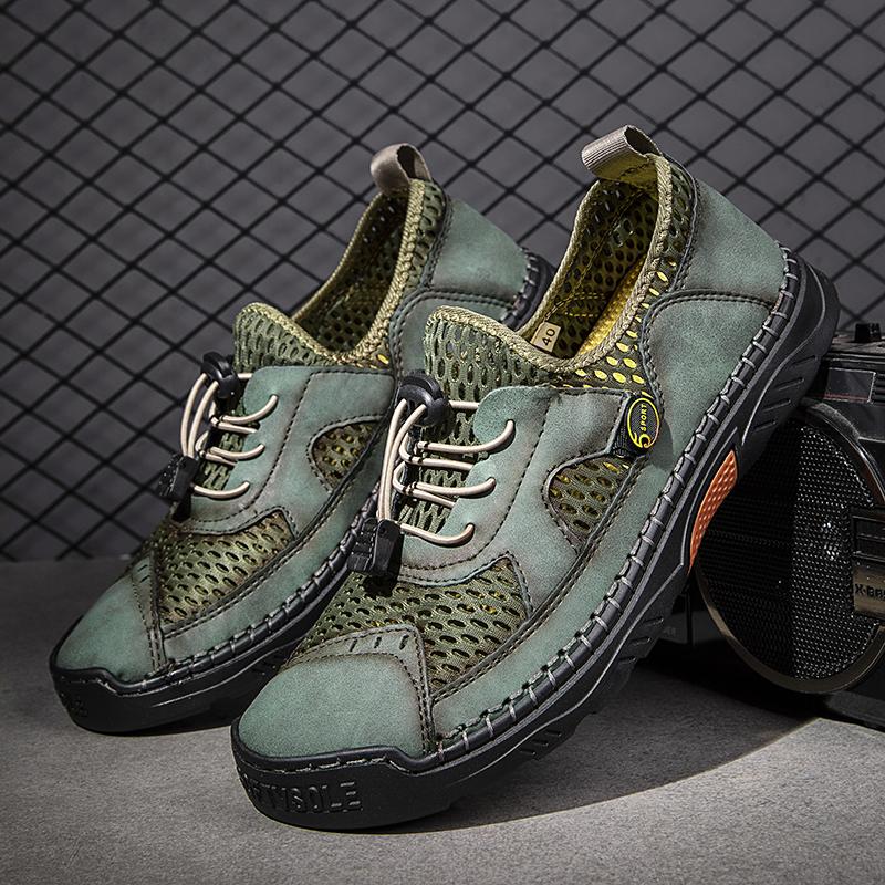 Модные Сверхлегкие Мужские Кроссовки Летний Комфорт Теннисные Туфли Мужские Туфли — фото 9