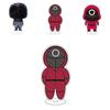 Stunning Squid Game Red Guard Worker Staff Acrylic Stand For Home Decor