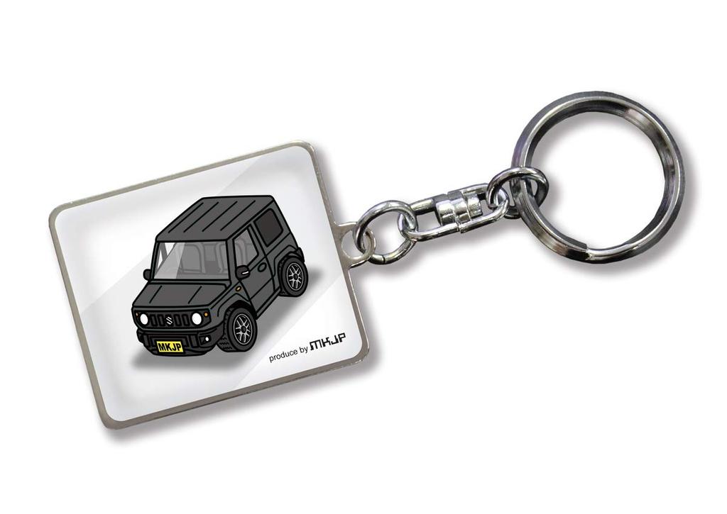 MKJP JB64 Custom Keychain Suzuki Jimny Base: White, Black