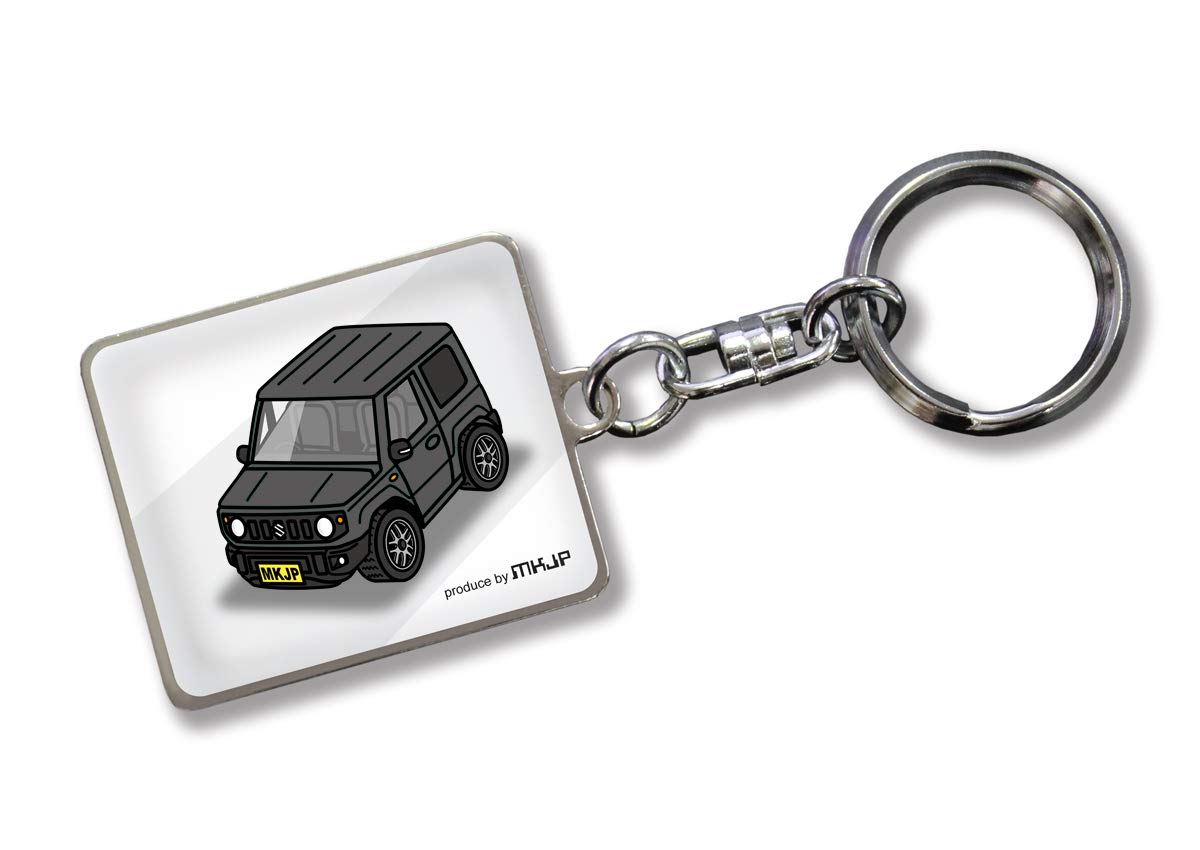 

MKJP JB64 Custom Keychain Suzuki Jimny Base: White, Black чёрный