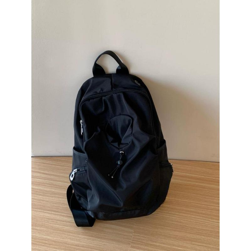 

Оригинальный дизайн, простой универсальный школьный рюкзак для женщин, рюкзак для старшеклассников и студентов колледжей чёрный