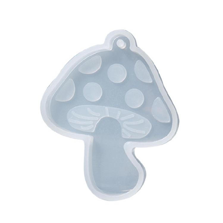 Mushroom Charm Silicone Mold Handmade Keychain Jewellery Making Pendant Tool DIY