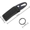 Belt Carabiner, Nylon Strap With Anti-friction Key Ring 10cm Tactical Vest Buckle For Outdoor, Camping, Hiking5 Pcs