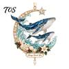 Festive Aquatic Theme Gift Marine Life Christmas Ornament, Acrylic Ocean Animal Hanging Decor for Tree, Creative Holiday Pendant Home Party,