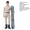 Thermal Underwear for Men Fleece Lined Long Johns Set 2 Piece Shirts And Pants Base Layer for Cold Weather Winter