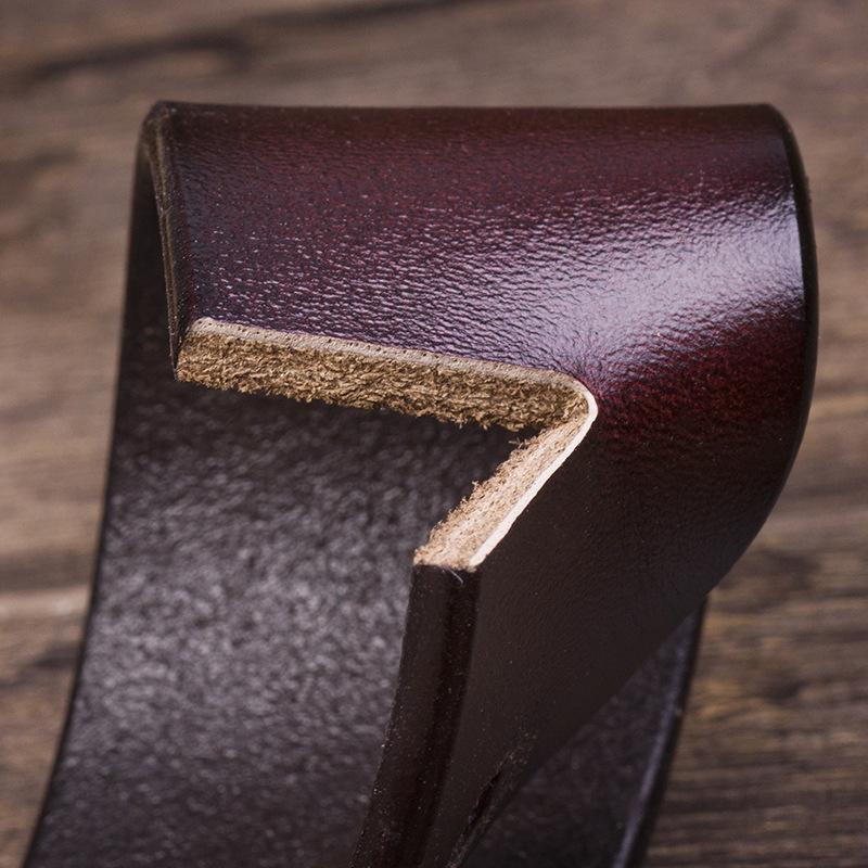 Belt Men'S Casual Pin Buckle Genuine Leather Youth Belt Men'S High Quality Cowhide Belt