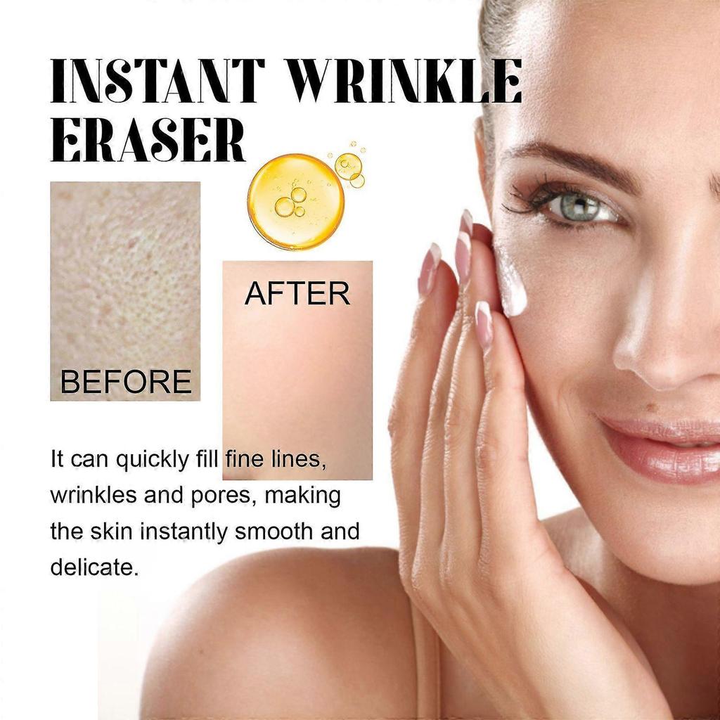 Skip The Line Instant Wrinkle Eraser, Skips The Lines Firming Lotion, Anti-Aging Cream for Face & Body, Face Tightening Serum, Reduces Fine Lines