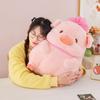 Non-Toxic Pink Piggy Smile Plush Cartoon Anime Filling Cute Accessories Comfortable Soft Doll Children'S Toys Gifts Childrenfriend Companion
