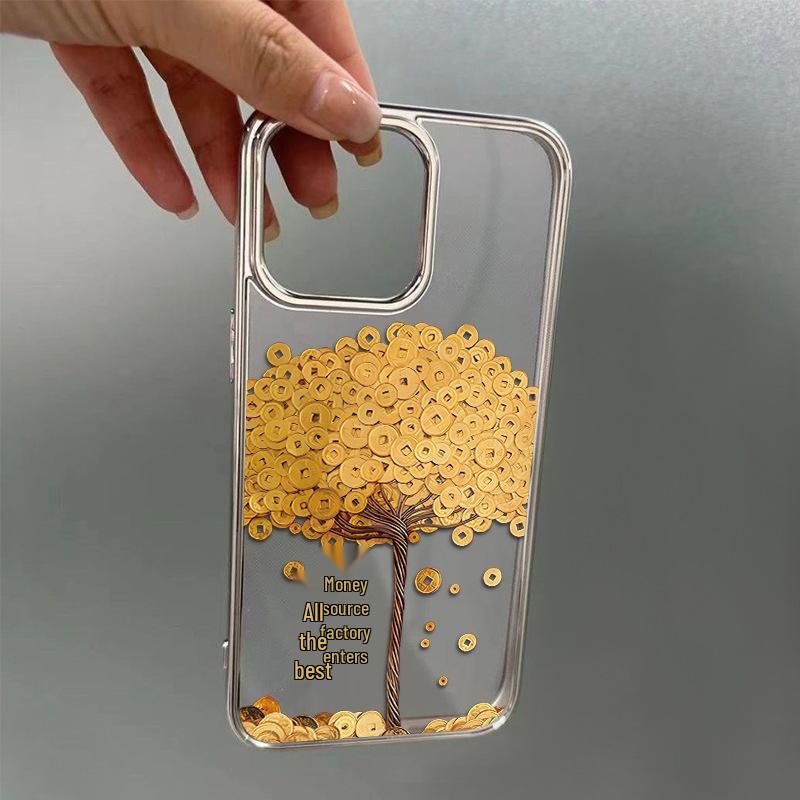 Chinese New Year Money Tree iPhone Case for 11, 14 Plus, 15 Pro, & 16 Pro Max