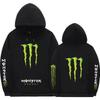 Prémiová unisex mikina s kapucí "Monster Claw" Y2K Graphic – Volný dlouhý rukáv Hip-Hop Pulovr pro venkovní neformální nošení