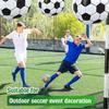 1 Stück 4D Fußball-Ballon, Geeignet für Geburtstagsfeiern mit Fußball-Thema, Sport-Themen-Geburtstagsparty-Zubehör