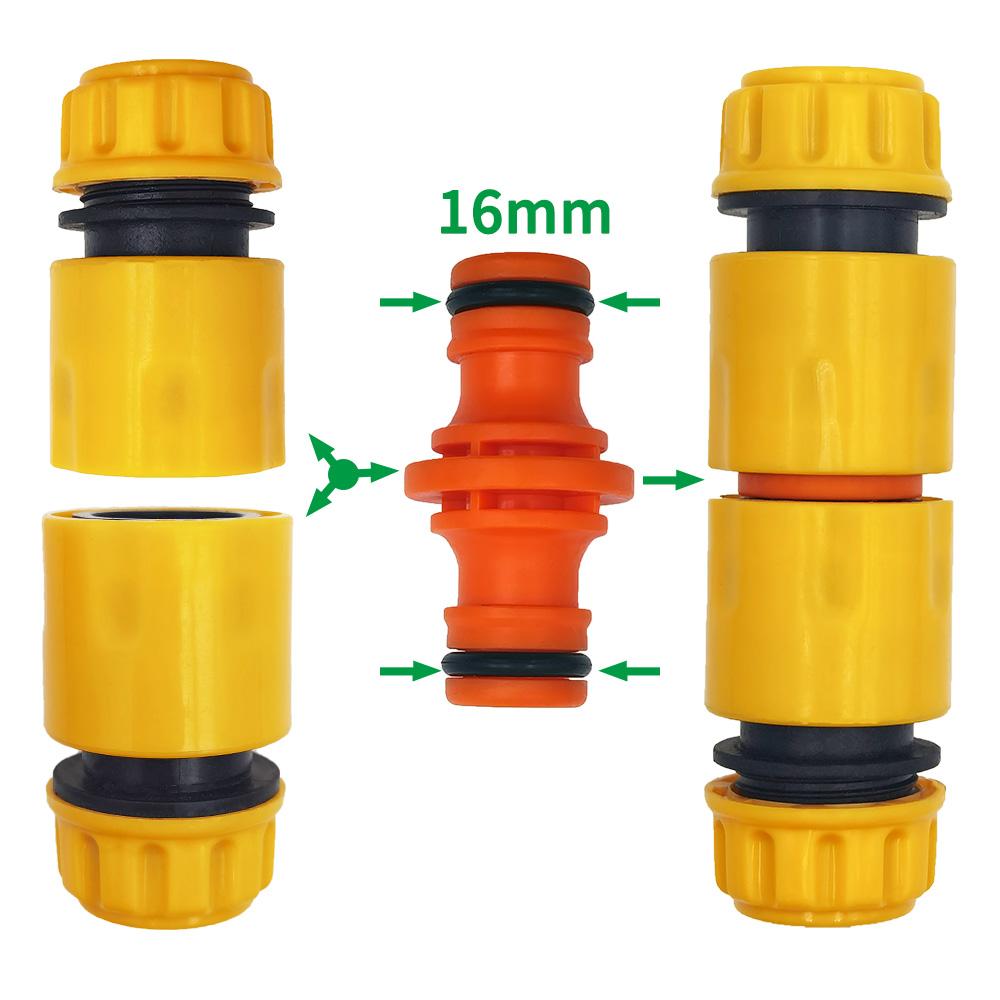 5PCS Quick Drip Irrigation Watering System for Greenhous Joiner Repair Connector Coupling 1/2'' Garden Hose Tubing Fitting Pipe