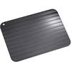 Defrosting Tray for Frozen Meat, 9 x 6inch Large Rapid Defrosting Tray Thawing Tray Metal Aluminum Fast Food Meat Defrosting Thawing Tray, Quick