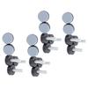 20PCS PTFE Furniture Leveler Feet M6 Thread Antislip Furniture Glides Slider for Tables Chairs Cabinets