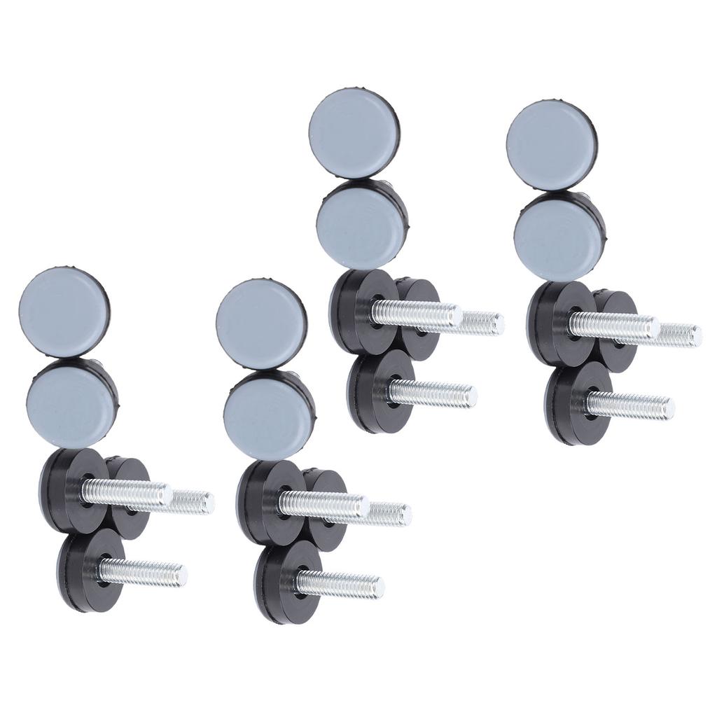 20PCS PTFE Furniture Leveler Feet M6 Thread Antislip Furniture Glides Slider for Tables Chairs Cabinets
