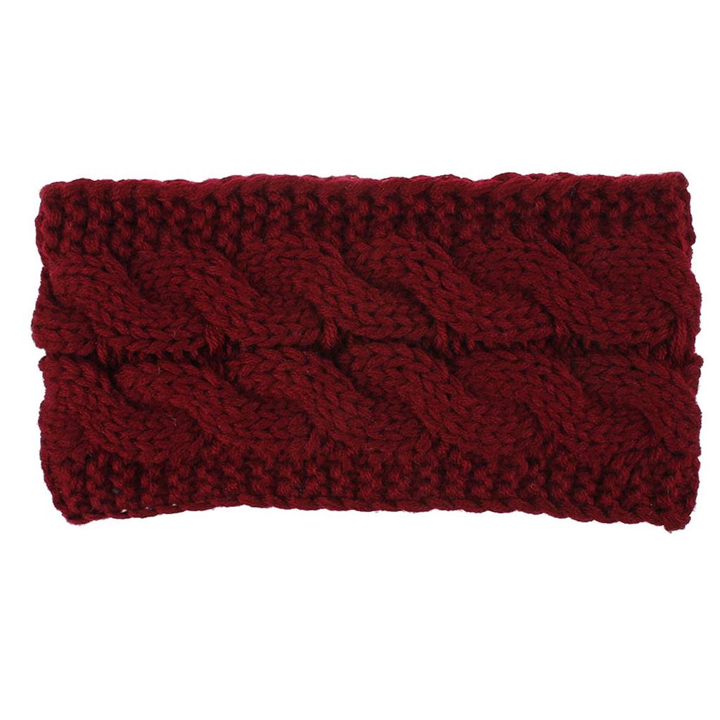 Women Fashion Keep Warm Knitting Headband Sport Hairband