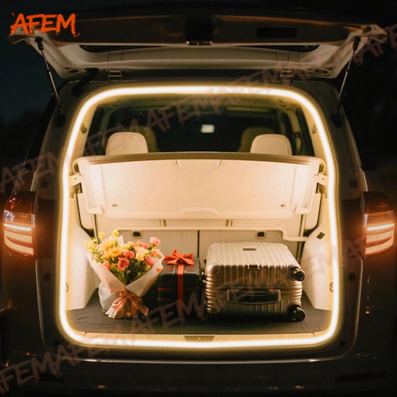 For 2010-2025 Honda Step Wgn Trunk light modification light Atmosphere lights White warm white Rear Trunk LED Light Bar